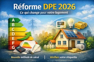 Réforme DPE 2026 : ce qui change au 1er janvier, comment vérifier votre étiquette, et quoi faire ensuite