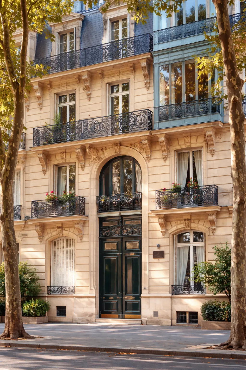 Façade haussmannienne à Paris pour illustrer la vente immobilière à Paris