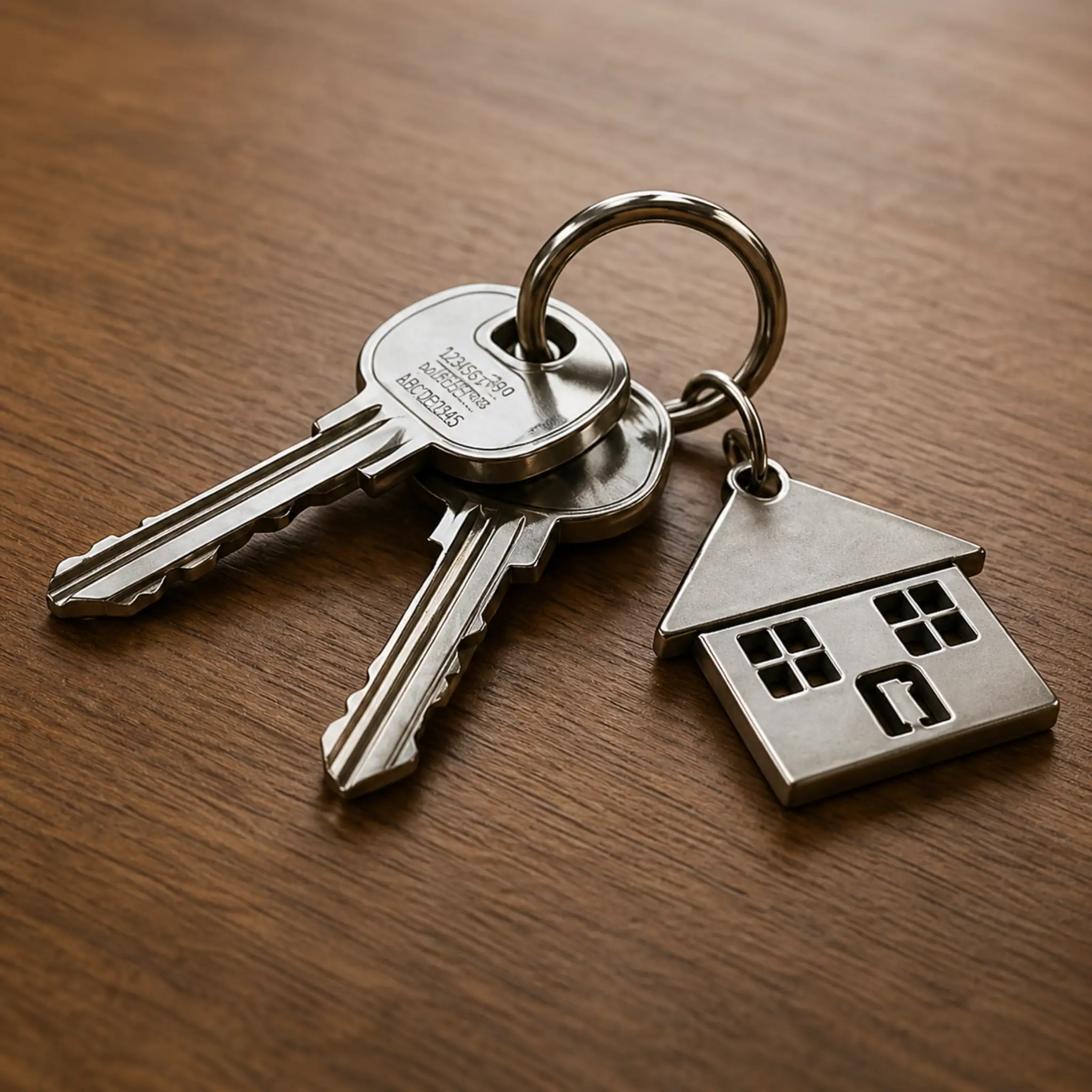 Clés immobilières représentant un bien à vendre