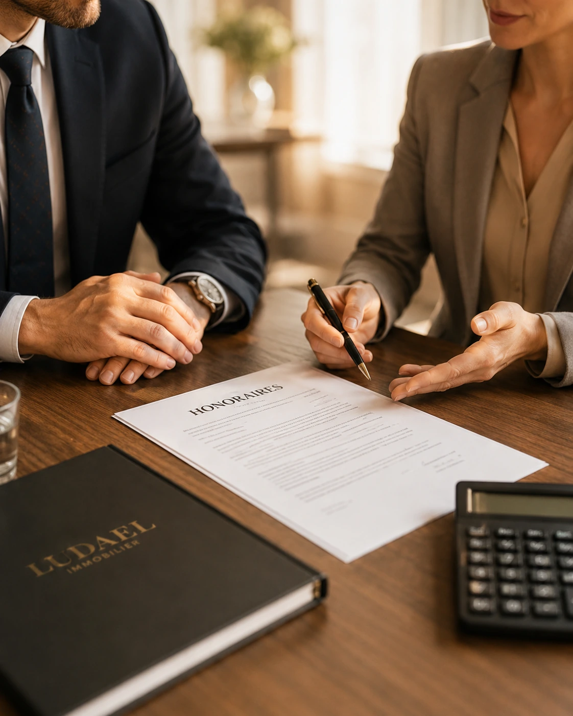 Rendez-vous immobilier pour comprendre les honoraires d’agence immobilière avec LUDAEL Immobilier