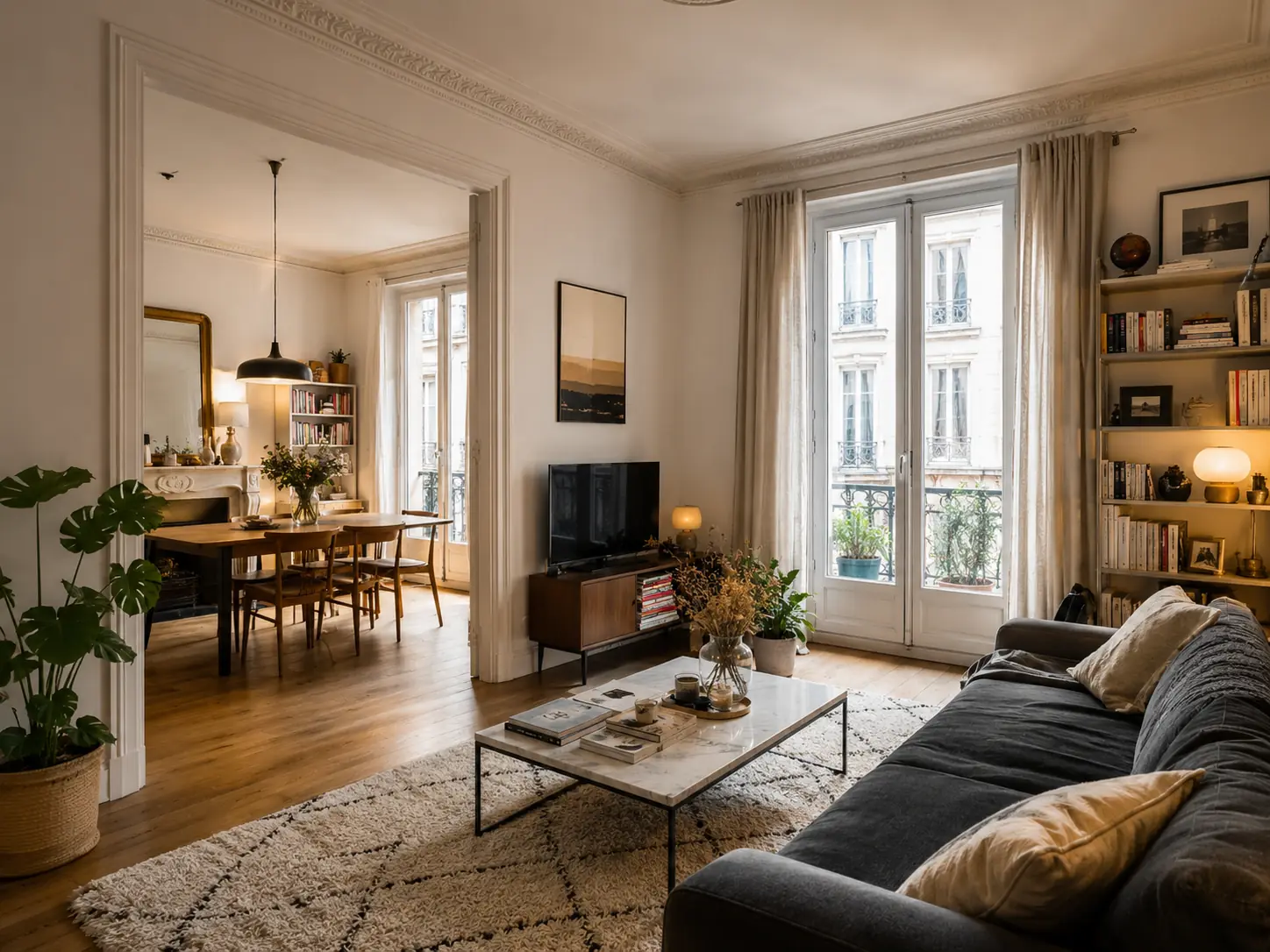 Appartement occupé propre et entretenu dans le cadre d’une vente avec locataire en place