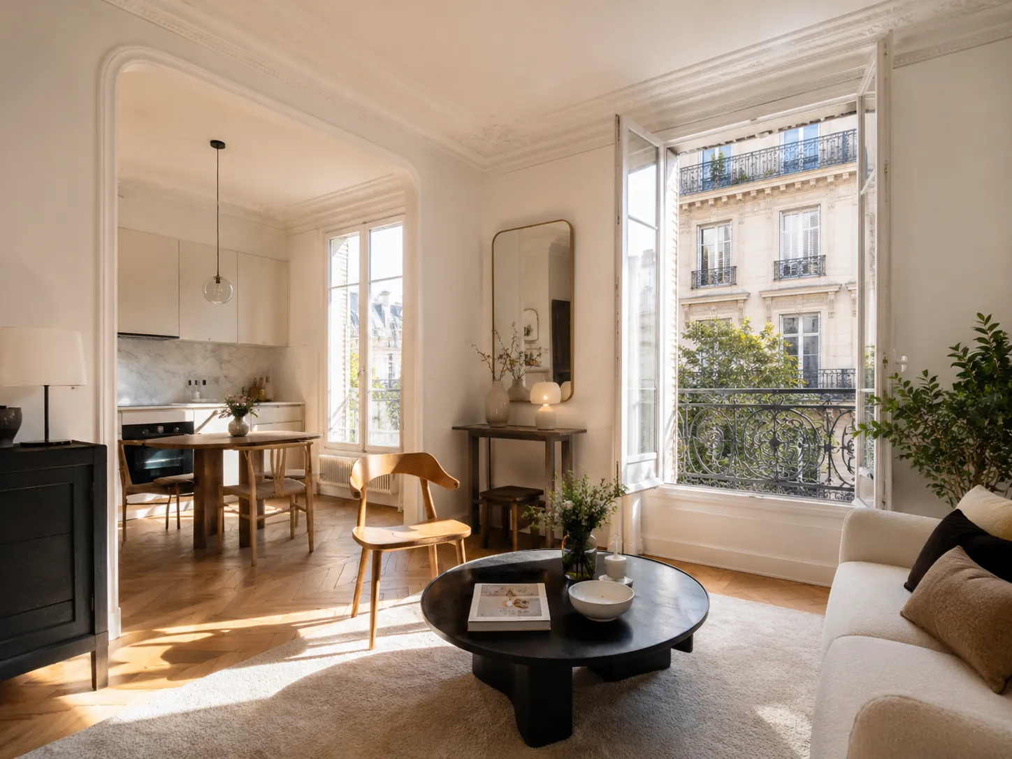 Appartement parisien lumineux valorisé avant sa mise en vente