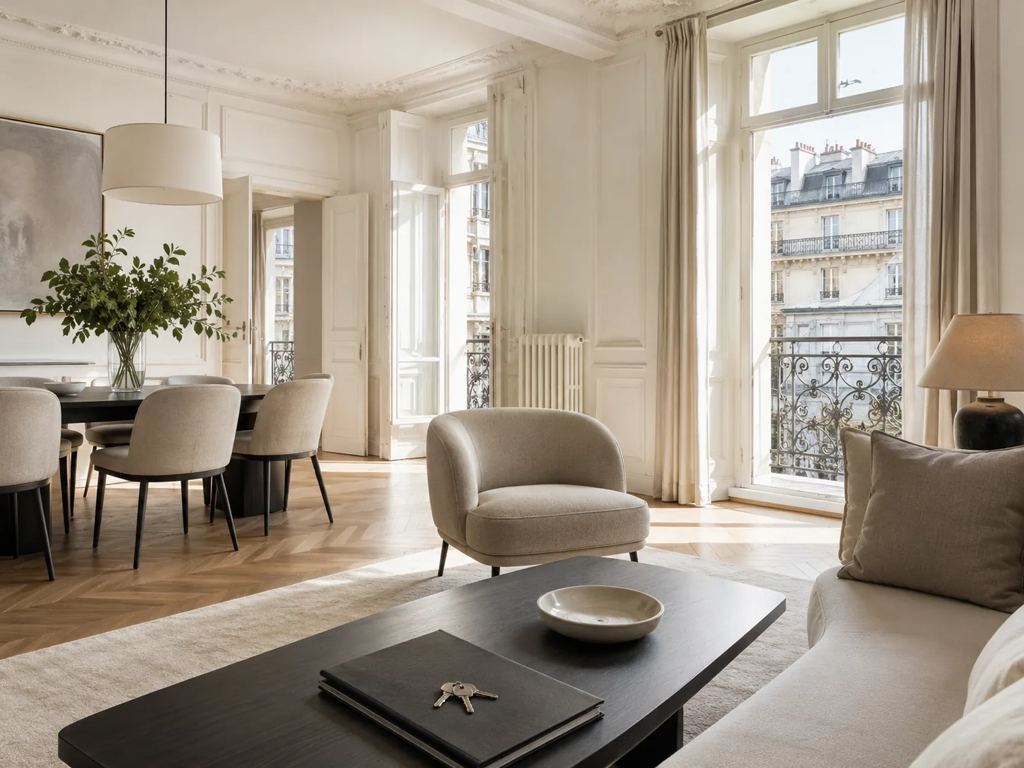 Appartement préparé avant sa mise en location