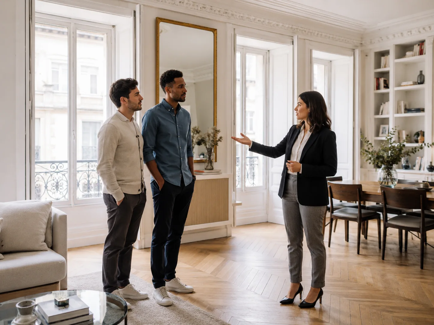 Appartement parisien lumineux préparé et valorisé pour une vente immobilière à distance