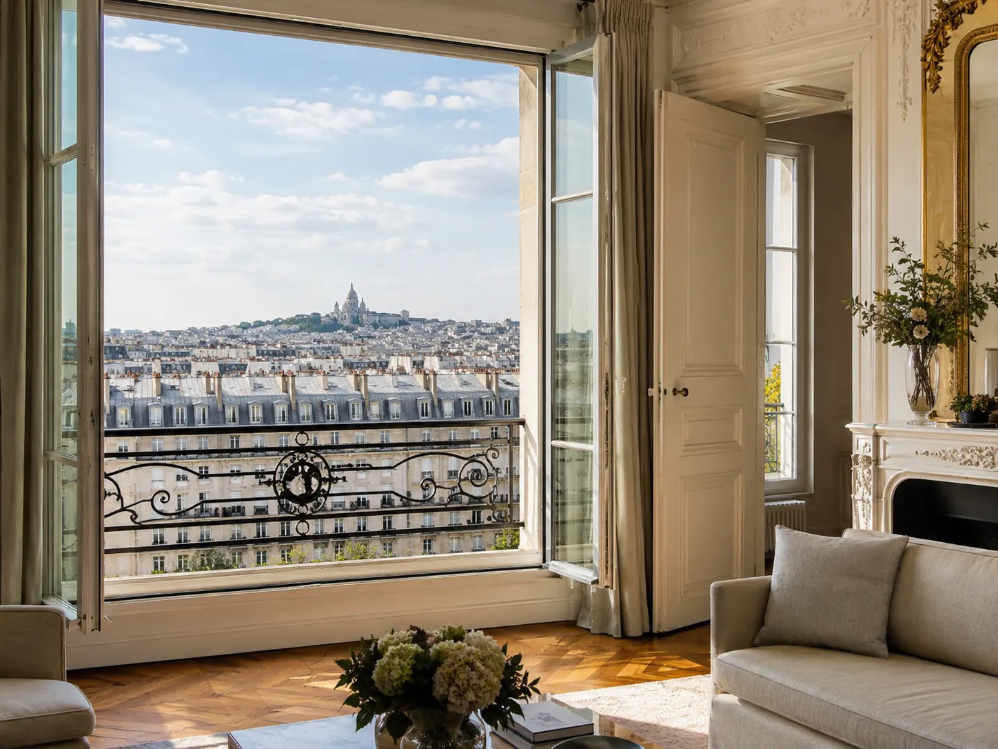 Appartement avec vue dégagée illustrant l’analyse d’un éventuel complément de loyer