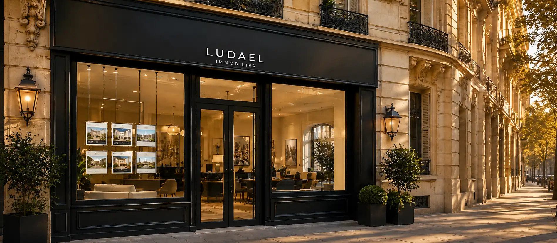 Vitrine de LUDAEL Immobilier à Paris