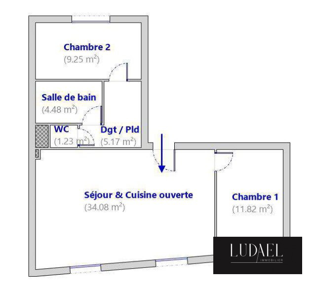 Appartement 3 pièces 66,03 m² à louer à Pantin 93500 — photo 7